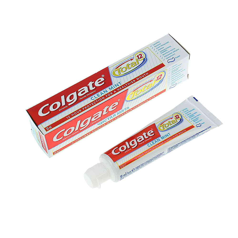 Зубная паста колгейт мята. Зубная паста Colgate total 12. Колгейт тотал 12 чистая мята 75мл. Зубная паста Colgate total 12 "чистая мята", 75 мл. Зубная паста тотал 50 мл.