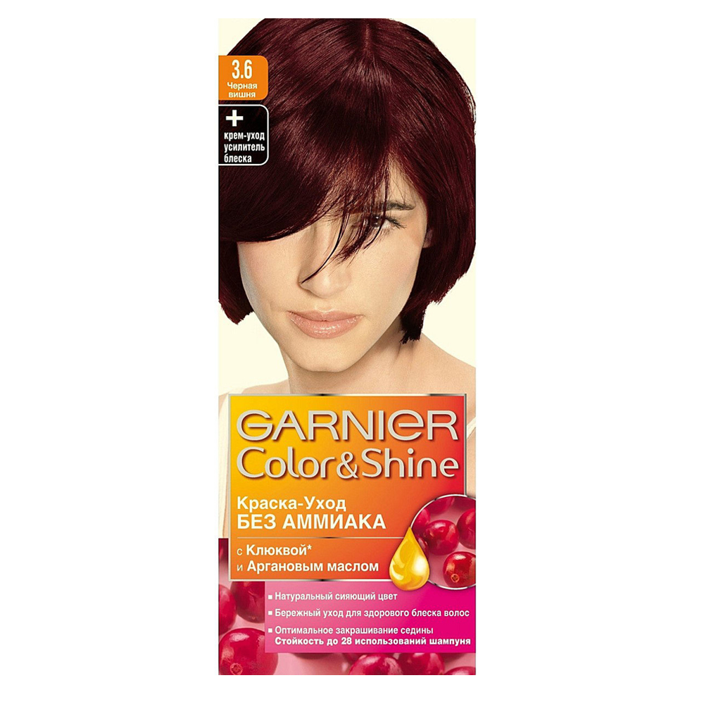 Garnier Color & shine6 черная вишня