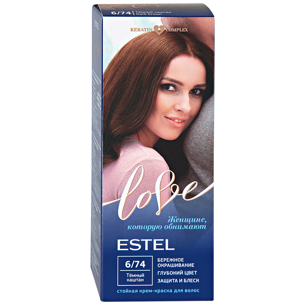 Краска лове. Краска для волос Estel крем-краска Love 6/74 темный каштан. Крем - краска для волос Estel Love 6/74 темный каштан. Краска Estel Love тёмный каштан. Estel краска для волос темный каштан.