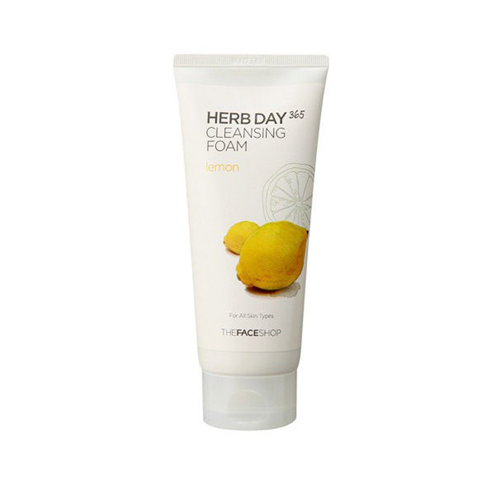 Корейская пенка для лица. Пенка face shop для умывания the лимона Herb Day 365. Пенка для умывания Herb Day 365 Cleansing Foam 170ml (the face shop). The face shop очищающая пенка для умывания the face shop Herb Day 365 Cleansing Foam, Acerola, 170мл. The face shop Herb Day 365 Foaming Cleanser ацерола.