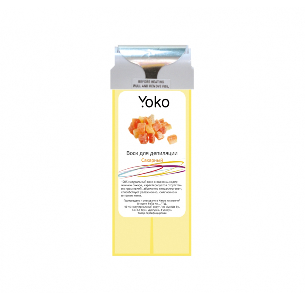 Воск для депиляции сахарный yoko как пользоваться