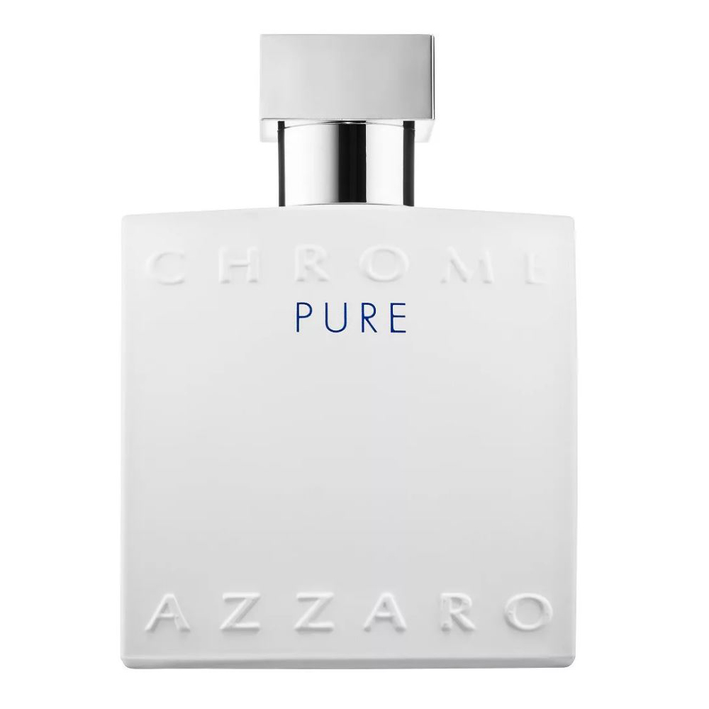 Мужские парфюм азаро. Azzaro Chrome Pure EDT 50 ml. Туалетная вода Azzaro Chrome Pure. Azzaro Pure Chrome 100. Chrome Azzaro туалетная вода для мужчин.