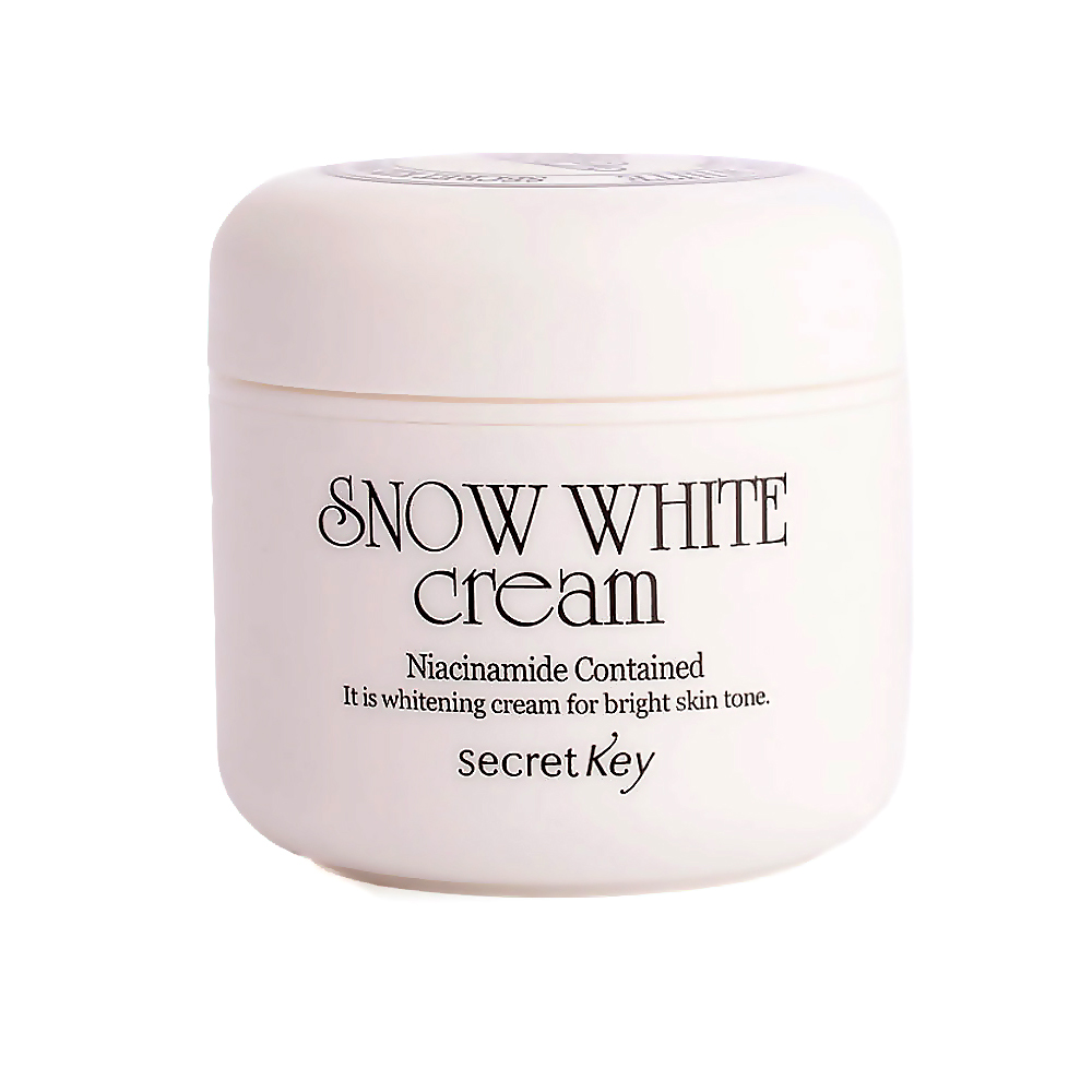 Secret key white cream. Secret Key Snow White Cream. Secret Key крем для лица. Secret Key Snow White Cream крем для лица отбеливающий 50г 8809305992360. Snow White отбеливающий крем.