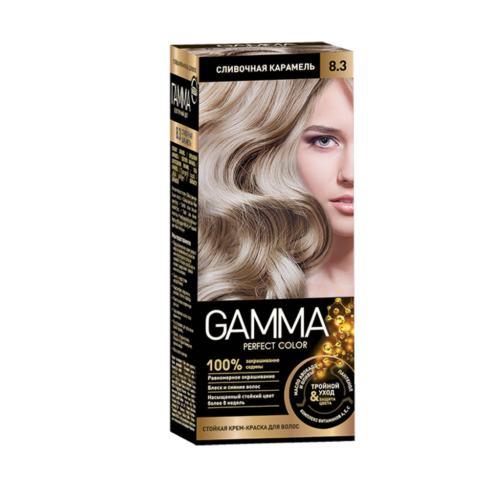 Gamma perfect Color краска для волос, 8.3 сливочная карамель