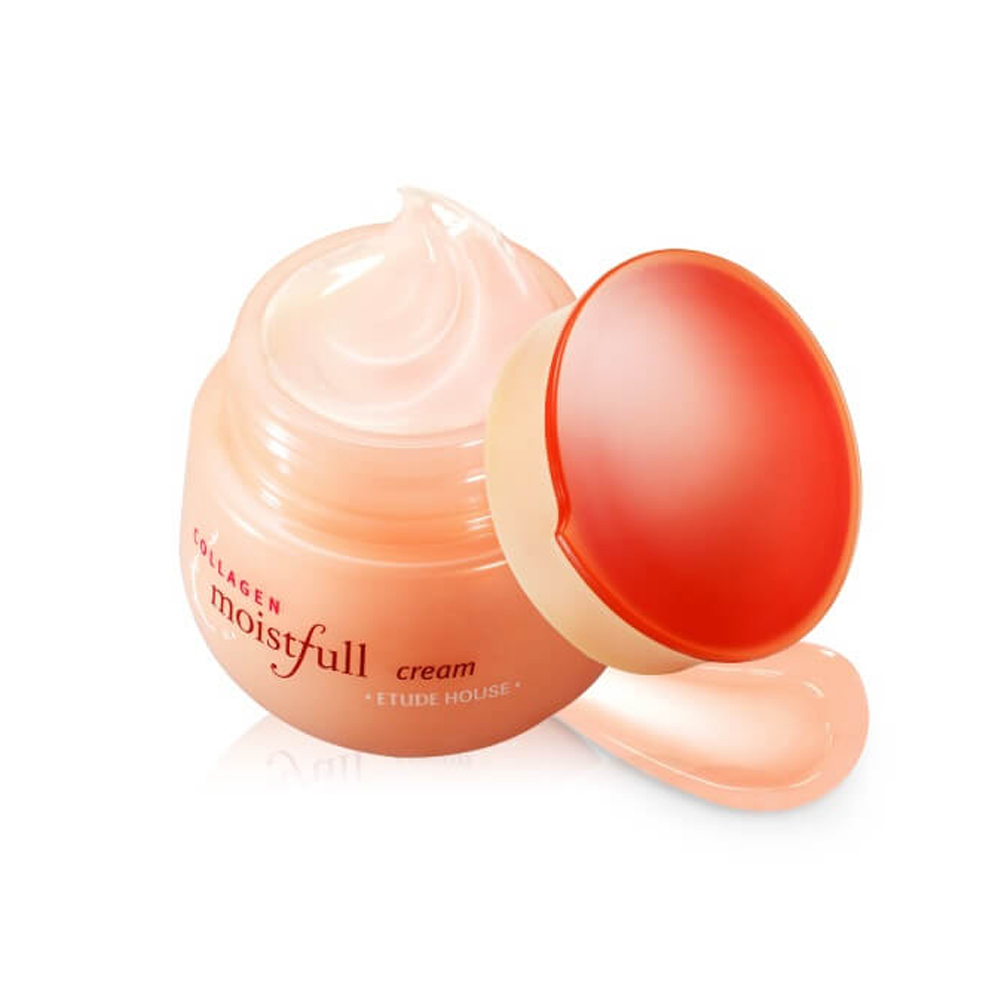 Корейский крем для лица с коллагеном. Etude House Moistfull Collagen Cream. Moistfull Collagen Cream 75ml. Etude House омолаживающий крем для лица с коллагеном Moistfull Collagen Cream 75 мл.. Etude House Moistfull super Collagen Deep Cream 75мл.